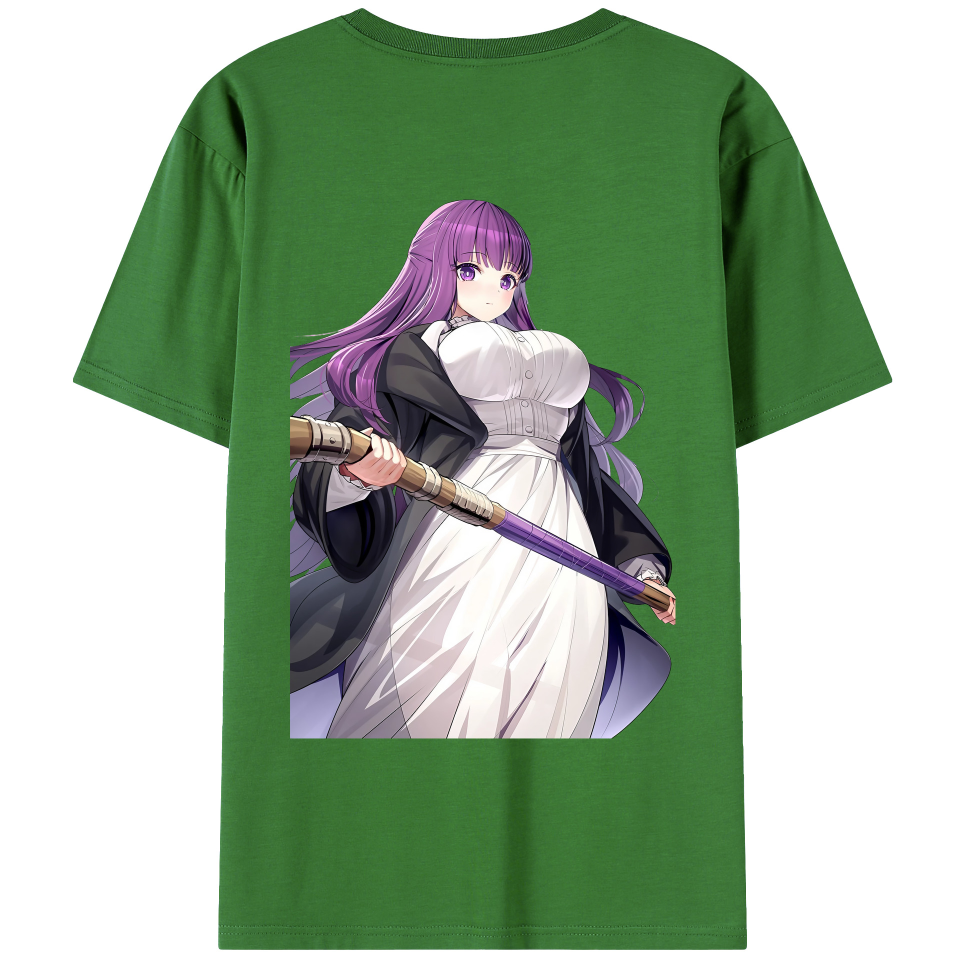 （画像用） 葬送のフリーレン Frieren レディース半袖Tシャツ(バックプリント)